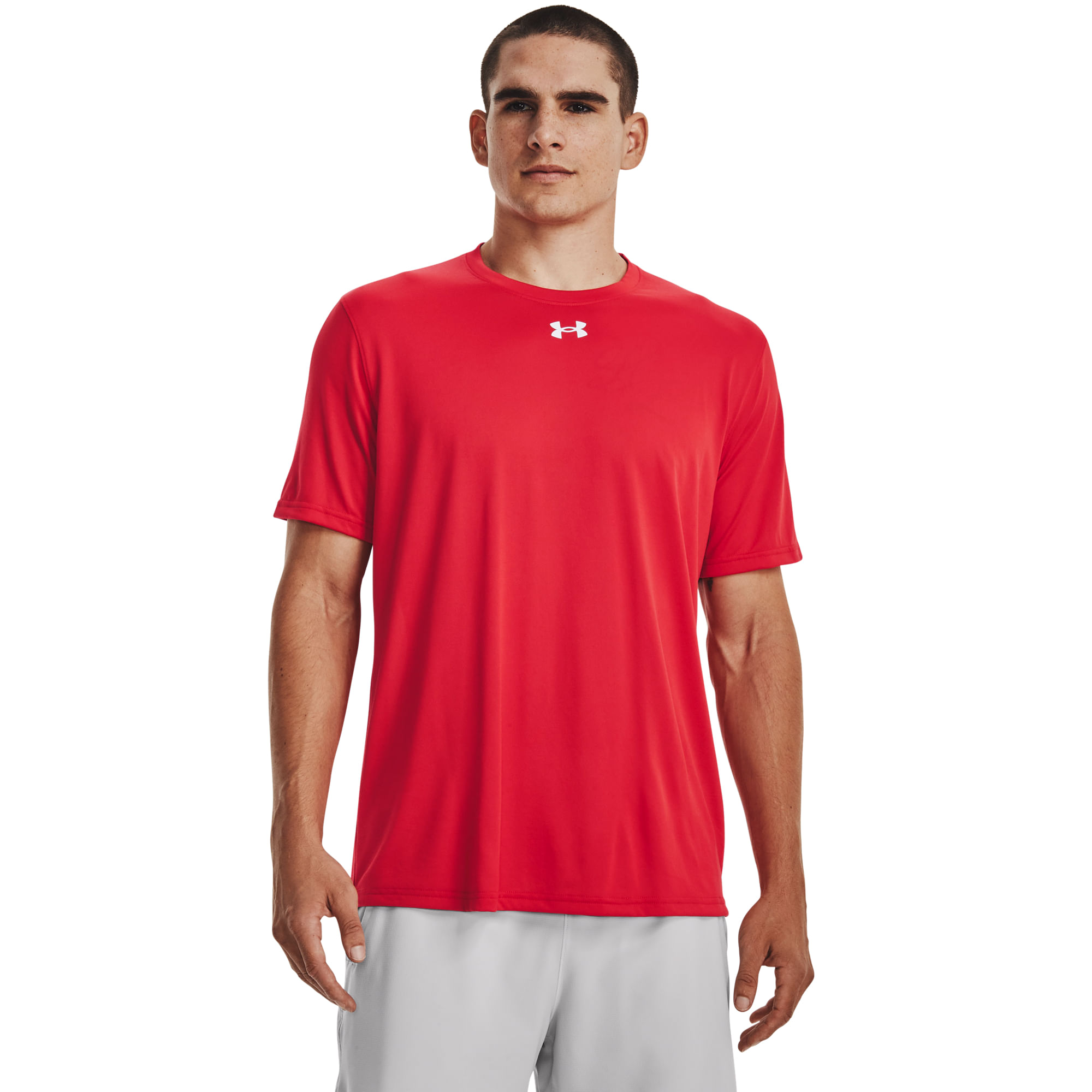 Camiseta de Treino Under Armour Team Tech Masculina - G Vermelho