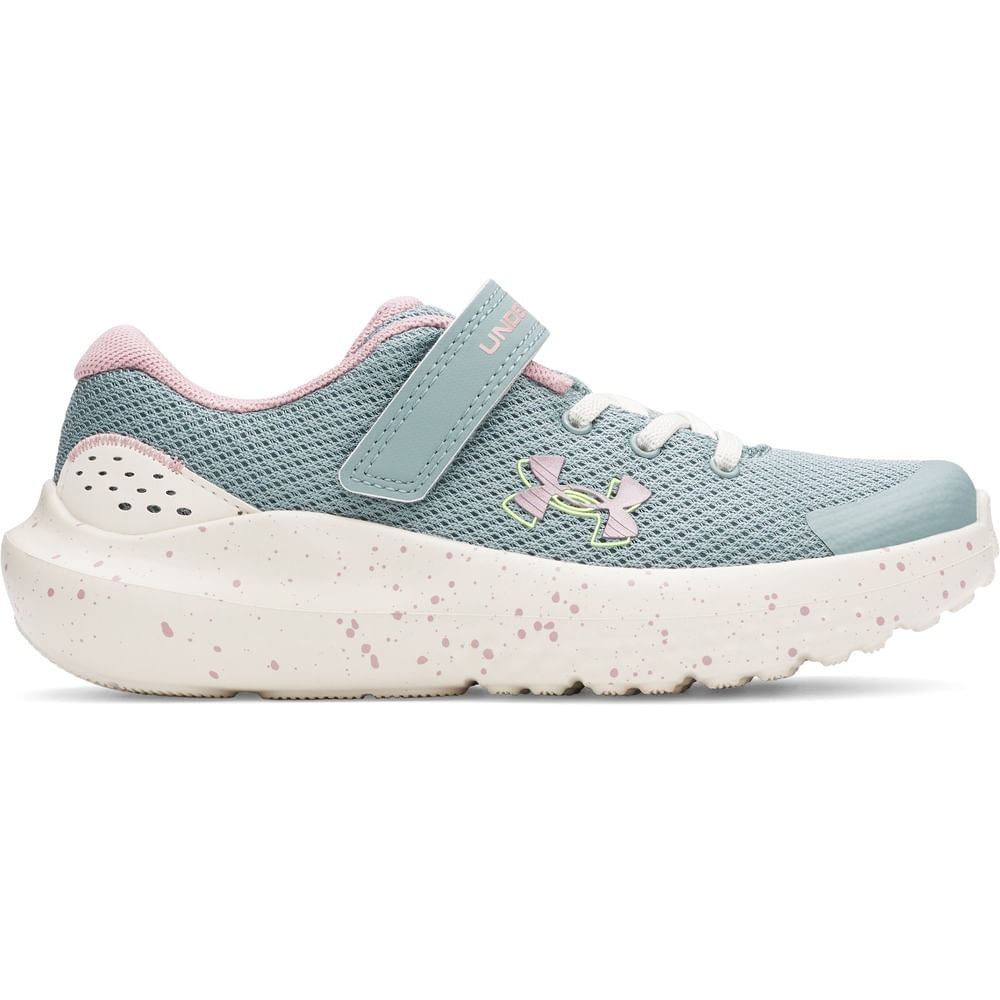 Tênis de Corrida Under Armour Surge 4 Infantil - 30,5 Rosa