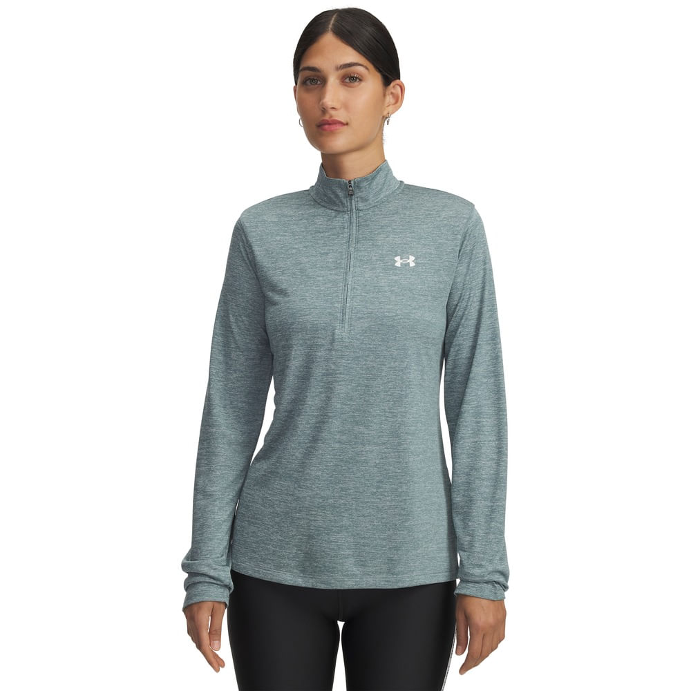Moletom de Treino Under Armour Tech 1/2 Zip Twist Feminino