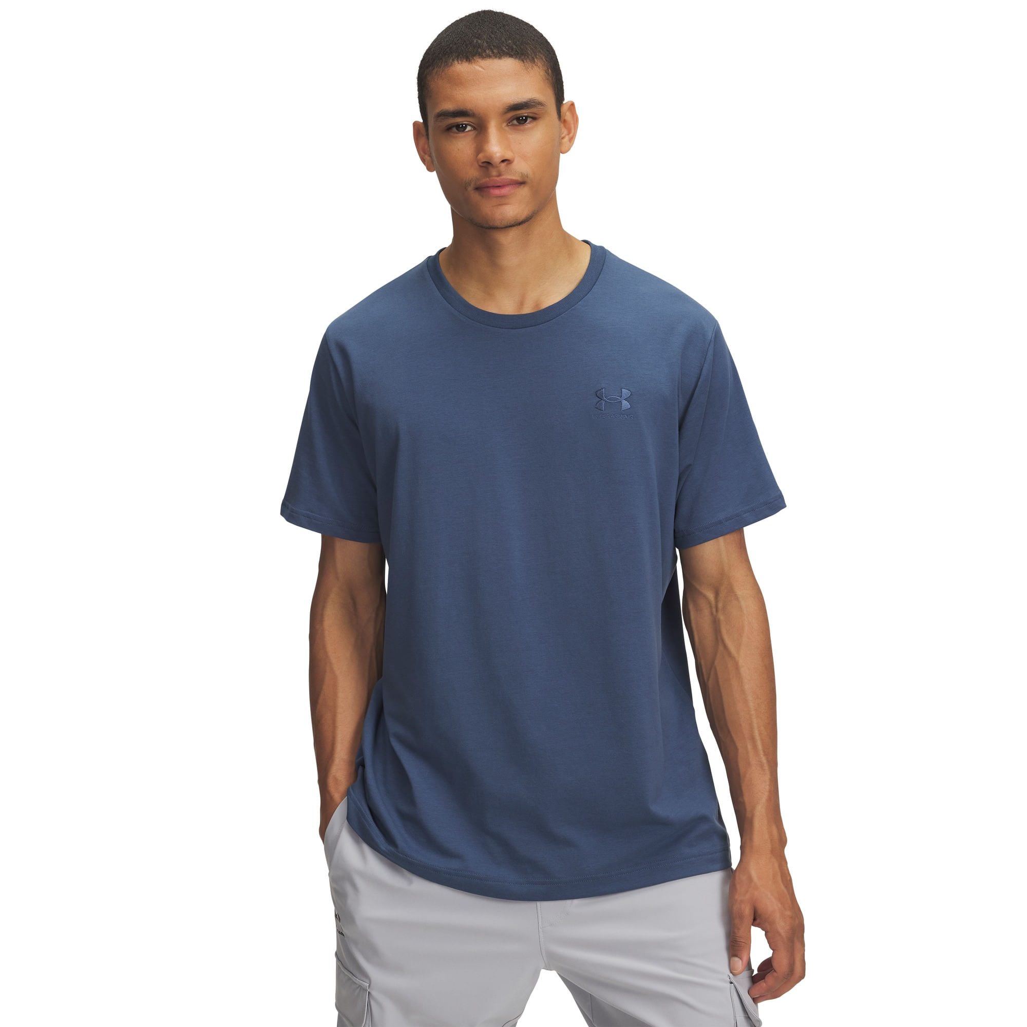 Camiseta Sportstyle Under Armour Icon - GG Azul