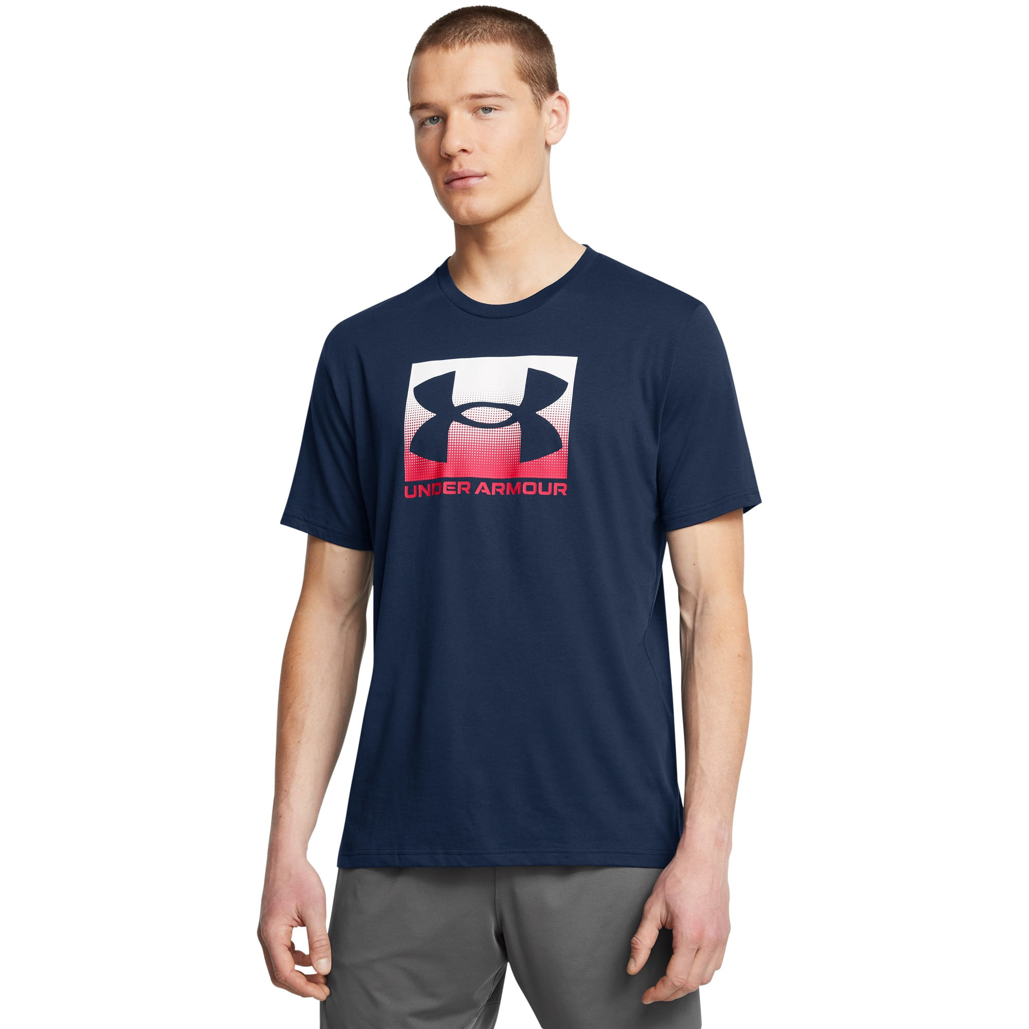 Camiseta Sportstyle Under Armour Boxed Sports - M Azul