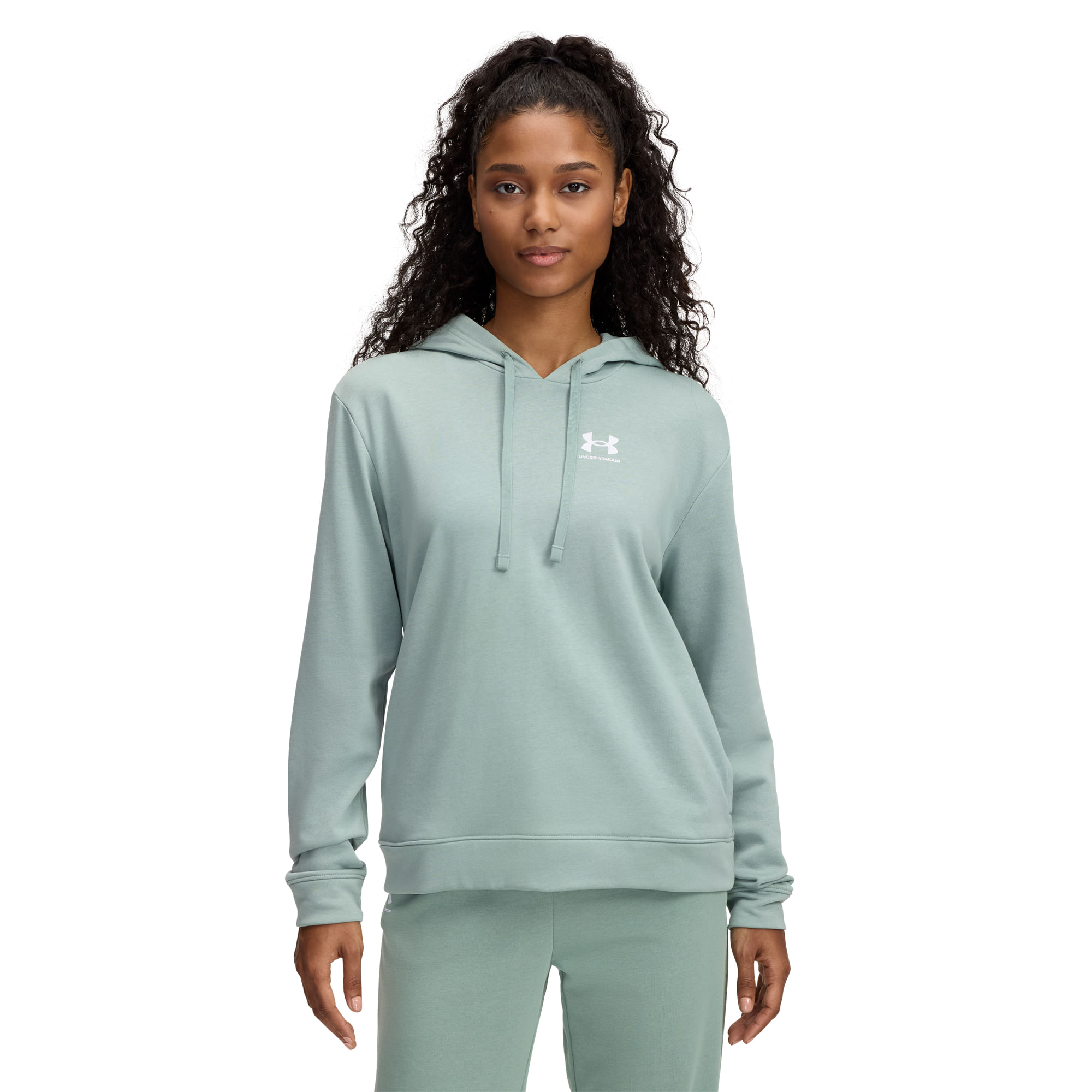 Moletom Sportstyle Under Armour Rival Terry Feminino - M Verde