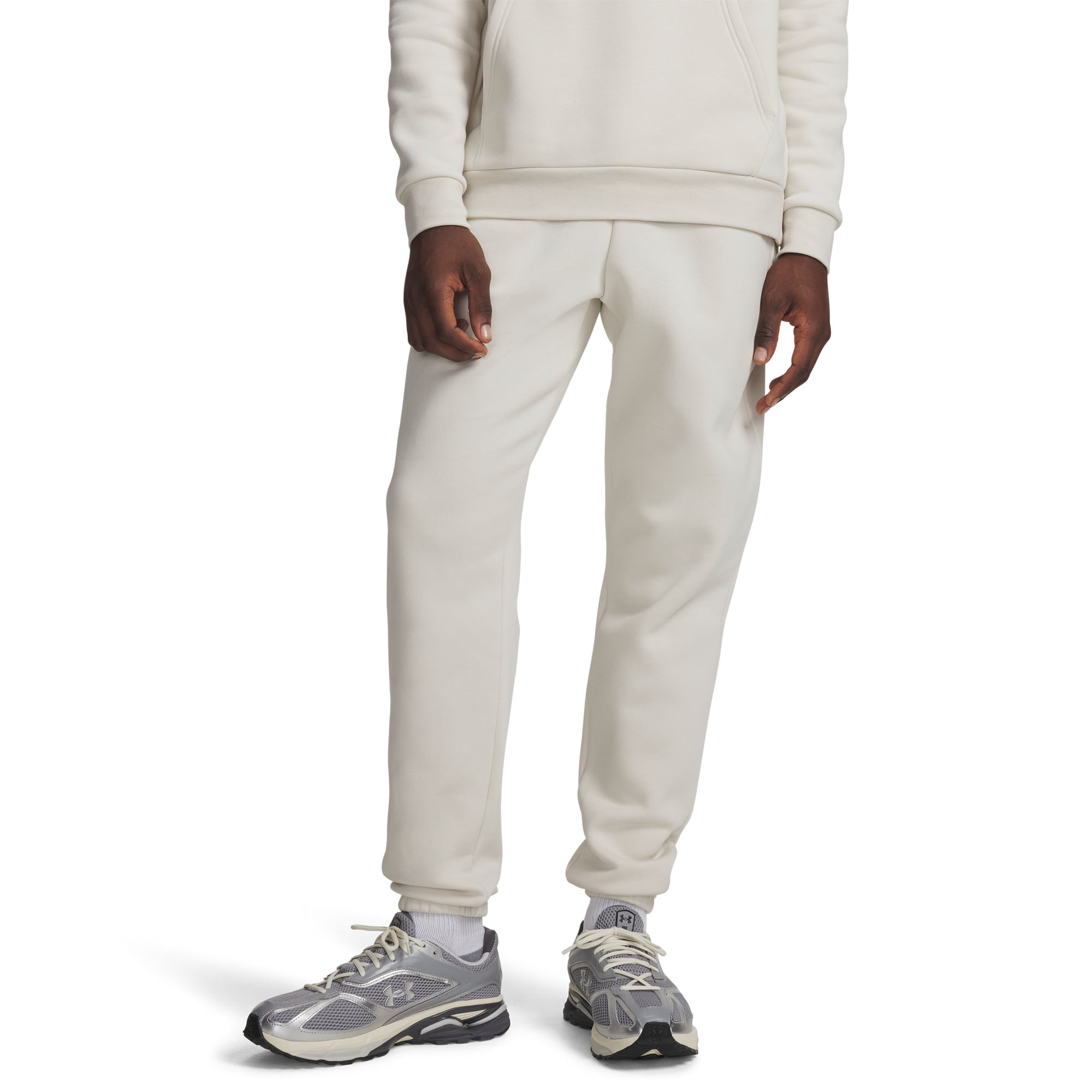 Calça Sportstyle Under Armour Essential Fleece - P Bege