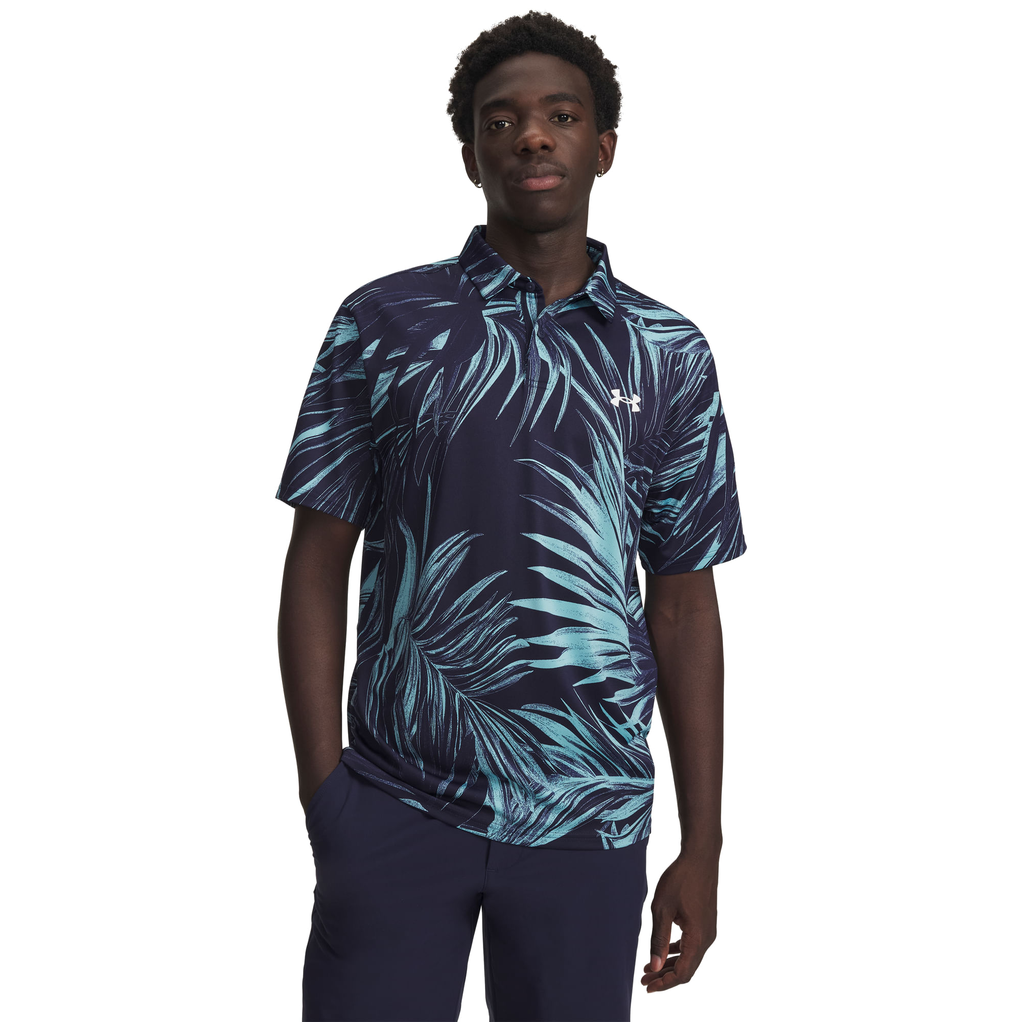 Camiseta Polo de Golf Under Armour Matchplay - G Cinza