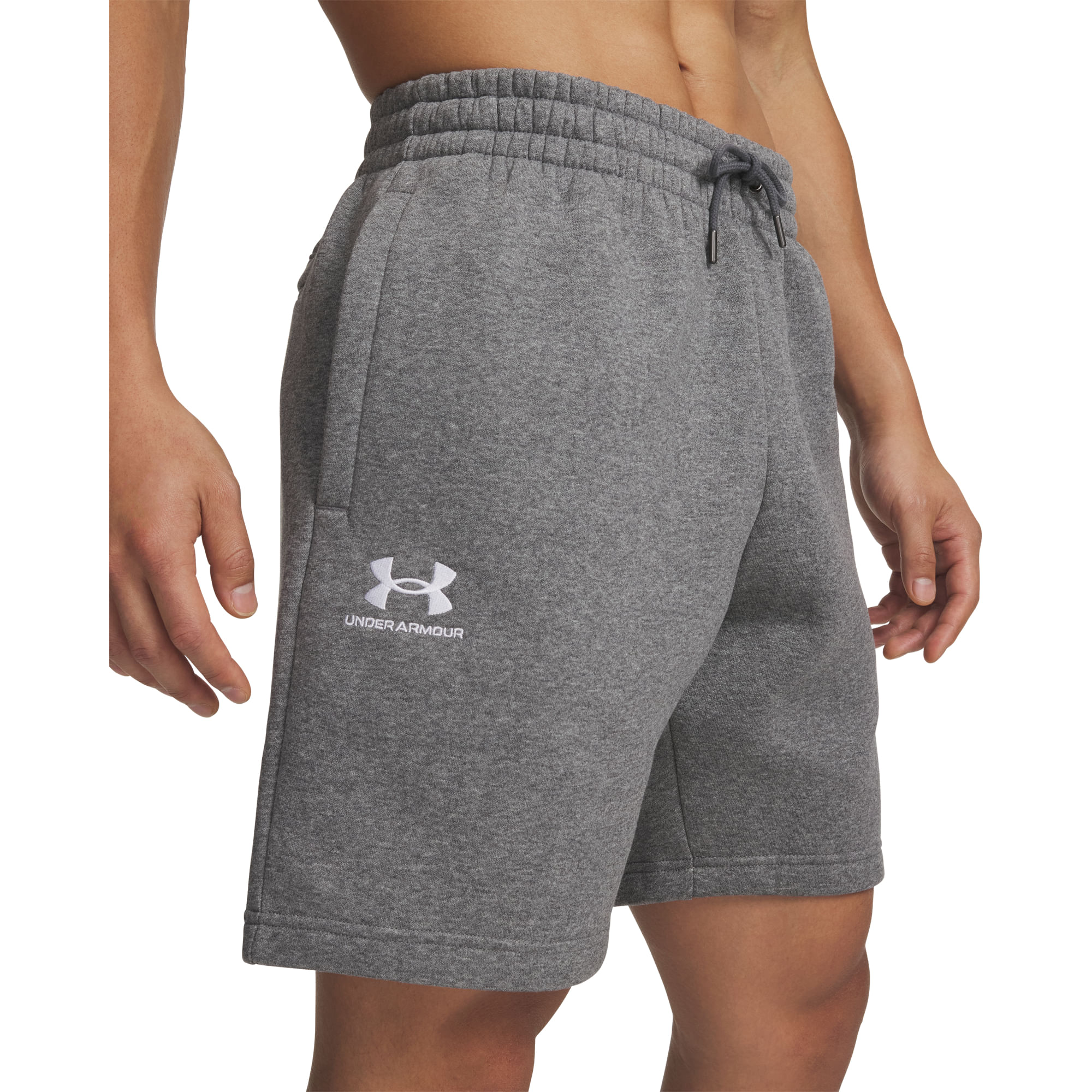 Shorts Masculino Under Armour Essential Fleece - G Cinza